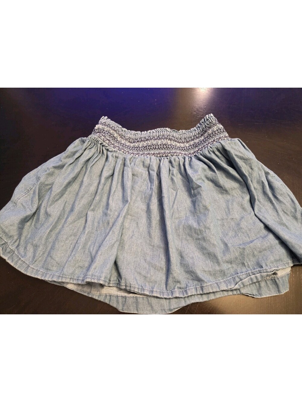 Gap Girls Denim Elastic Waist Skirt. Size 14-16 XXL